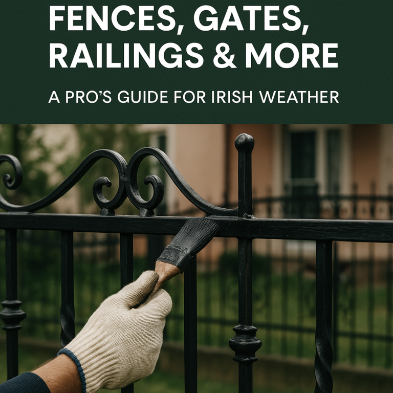 How to paint outdoor metal | gates, railings & fence tips