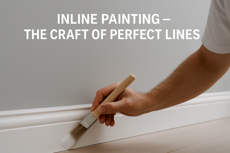 Inline Painting – Tips for crisp lines on skirting, walls and ceilings