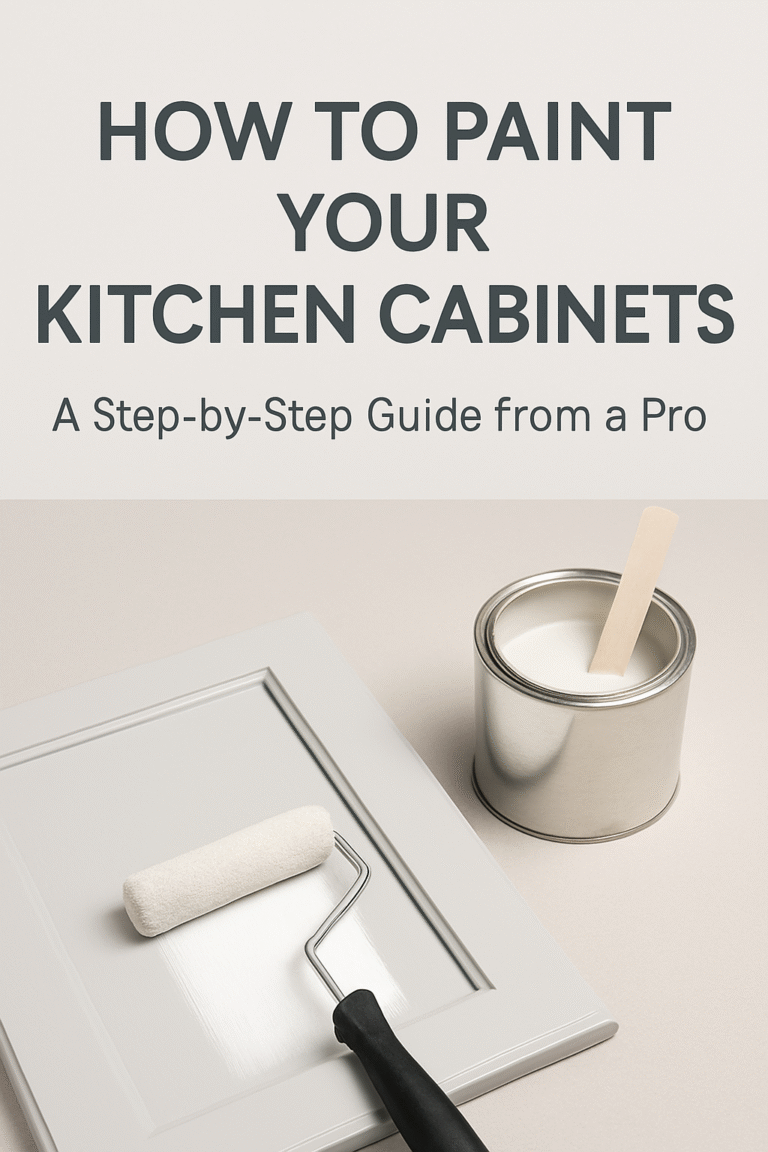 How to Paint Kitchen Cabinets – Pro Tips from a Local Expert