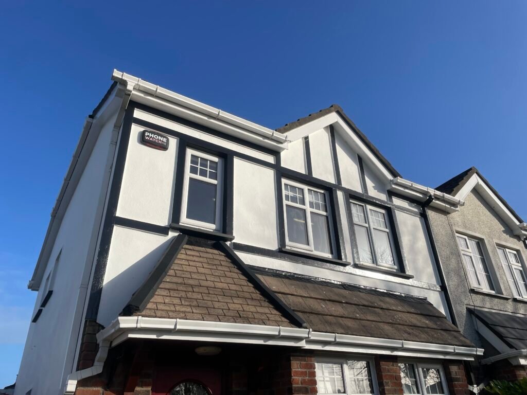 ⁠Finished exterior house painting project in Clarehall Dublin