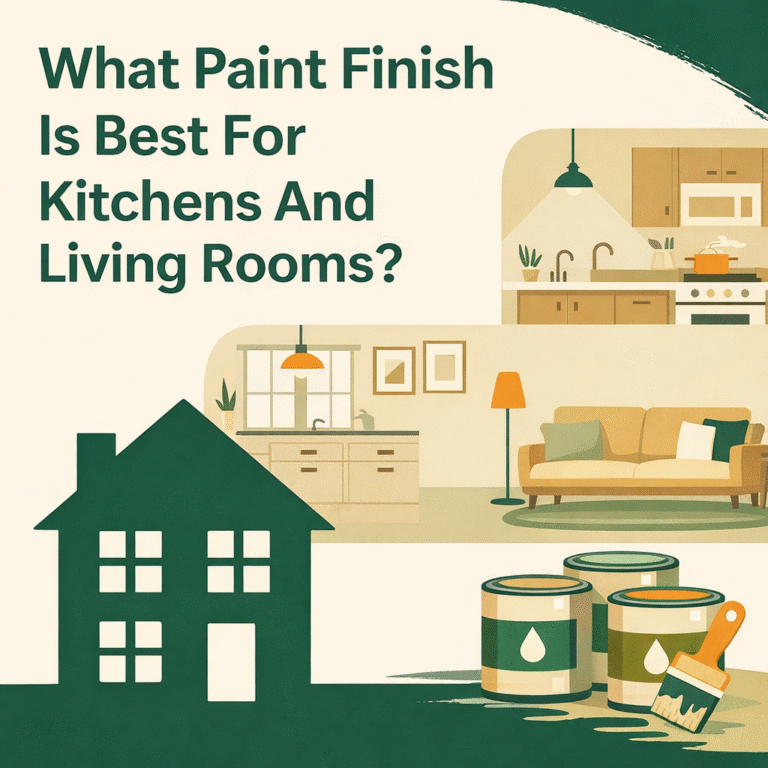best paint finish for kitchens and living rooms